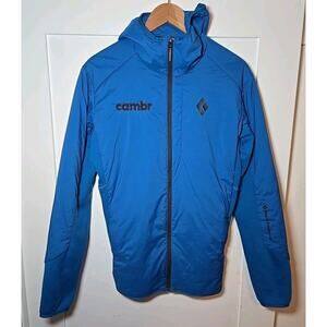 Black Diamond First Light Hybrid Hoody Mens Small blue Insulated Jacket 111582